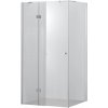 Hagser Gisa sprchovací kút 80x80 cm obdĺžniková chromová lesklé/priehľadné sklo HGR10000020