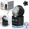 Mini ventilátor Aigostar 20201 čierny USB