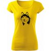 T-ričko Husky dámske tričko Farba trička: Žltá, Veľkosť: XL