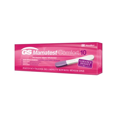GS Mamatest Comfort 10 tehotenský test od 2,79 € - Heureka.sk