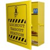 Oceľová uzamykateľná skriňa na komponenty LOCKOUT TAGOUT