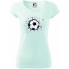 Futbalová lopta v triku - Dámske tričko Pure - 3XL ( Frost )