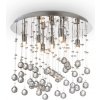 Stropné svietidlo Ideal lux 077796 MOONLIGHT PL8 CROMO 8xG9 40W
