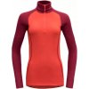 rolák DEVOLD Duo Active Woman Zip Neck beetroot L