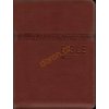 Bible ČEP včetně DT, střední formát, zip, hnědá