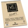 Canson XL KRAFT Skicár v krúžkovej väzbe A5 40 listov