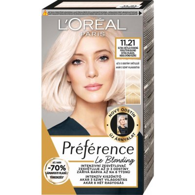 L'Oréal Préférence Le Blonding 11.21 Ultra Light Cold Pearl Blonde