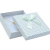 JKBOX Bodkovaná papierová krabička na malú sadu Blue Dots IK006
