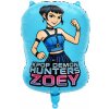 Balón Huntrix ZOEY Fóliový hélium NARODENINY Demon Hunters KPOP balóny 42 cm