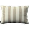 Dekoria Karin - jednoduchá obliečka, 60x40cm, beżowo-białe pionowe pasy, 60 x 40 cm, Quadro, 143-93