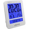 Digitálny budík riadený rádiovým signálom LAVVU LAR0020 Duo White,