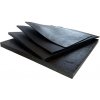 Čierna EPDM podlahová guma (doska) FLOMA - dĺžka 50 cm, šírka 50 cm, výška 2,5 cm