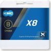 Reťaz KMC X8 stríbrná/šedá 1/2
