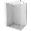 MEXEN/S - Kioto Sprchová zástena WALK-IN 65 x 200, transparent 8 mm, meď kartáčovaná 800-065-101-65-00