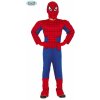 Kostým Spiderman so svalmi - věk 5 - 6 roků - 110 - 115 cm