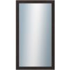 DANTIK - Zrkadlo v rámu, rozmer s rámom 50x90 cm z lišty RETRO čierna (2528)