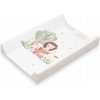 Pevná prebaľovacia podložka Baby Mix 47 x 70 cm biela