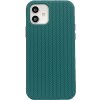 AppleKing silikónový kryt s vrkočovým vzorom pre iPhone 11 Pro Max - petrolejový - možnosť vrátiť tovar ZADARMO do 30tich dní