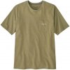 Pánske tričko Patagonia BOARDSHORT LOGO POCKET RESPONSIBILI-TEE - khaki L