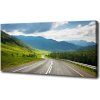 Foto obraz na plátne do obývačky Cesta v horách 100x50 cm