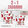 INTERMEDIC SK Obliečka na vankúš Valentine White 40x40 cm – 2+1 ZADARMO