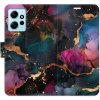 iSaprio Flip puzdro Dark Marble pre Xiaomi Redmi Note 12 5G n24dm-FLP2-RN12-5G