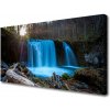 Obraz Canvas Slnko vodopád príroda 100x50 cm