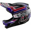 Troy Lee Designs D4 Polyacrylite Helmet 2024 L linear black