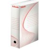 Esselte archívny box bielo červený 80 mm