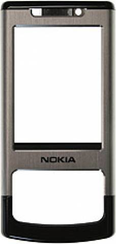 Kryt Nokia 6500 Slide predný strieborný