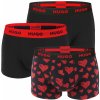 Hugo Boss cotton stretch modern heart print black color combo