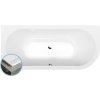 Polysan Vane - Vaňa asymetrická, 185x80x47 cm, ľavá, biela 72099S