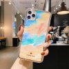 AppleKing nárazuvzdorný ochranný kryt abstraktná maľba pre iPhone 12 mini – modro - oranžový - možnosť vrátiť tovar ZADARMO do 30tich dní