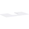Hansgrohe Xevolos E doska 500/480 a 600/480 98,4 x 55 x 1 cm matná biela 54209700