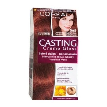 L'Oréal Casting Creme Gloss šetrné zloženie bez amoniaku Granátovočervenohnedá 565