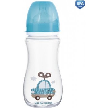 Canpol Baby Trinkflasche 240 ml easyStart Exotic Animals 