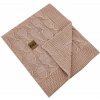 EKO Deka pletená z alpaky Powder Rose 80x100cm