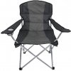 Linder Exclusiv Rybárske kreslo Angler Comfort sivé MC2500