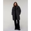 Dámsky šedý Kožušínový Kabát Stand Studio Camille Cocoon Coat