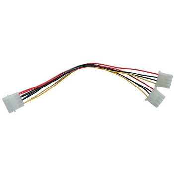 Gembird CC-PSU-1 rozdvojka napájania MOLEX 5.25'' na 2x 5.25'' 15cm