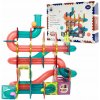 Magnetické stavebnicové kocky Guličková dráha Veľká sada 174 dielikov