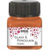 farba na sklo a porcelán 20 ml Kreul Classic 48 Metallic Copper