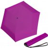 KNIRPS US.050 BERRY - lehký dámský skládací plochý deštník růžová 9500501702