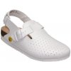 SANTÉ N/81/10/E/P / Dámske zdravotné pracovné sandále - biela 36