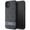 Guess Guhcn61P4Snk Puzdro Pre Iphone 11 / Xr - Šedý Pevný Obal 4G Stripe