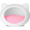 Guisapet plastový pelech pre mačky vankúš ružový 44,5 x 51 x 35,3 cm