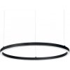 Ideal Lux 229508 LED závesný stropný luster Oracle Slim 1x53W | 5200lm | 3000K - čierny