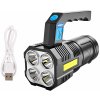 Verk 08379 Taktické LED svietidlo XML-T6 COB, 4 LED