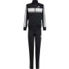 Chlapčenská súprava adidas, 3 STRIPES TIBERIO čierna,biela,sivá 164