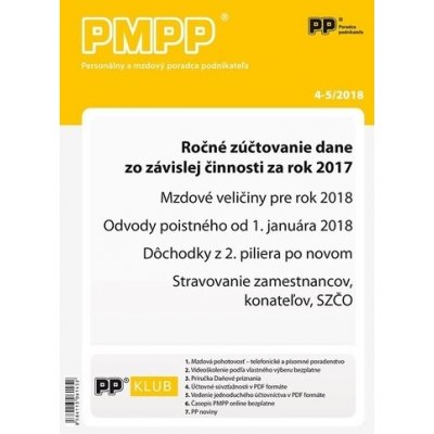 PMPP 4-5/2018 Ročné zúčtovanie dane zo závislej činnosti za rok 2017
